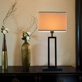 新中式台灯现代简约LED创意时尚铁艺装饰卧室床头铁艺复古台灯具