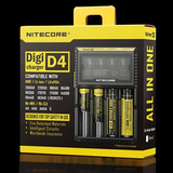 NiteCore奈特科尔D4 D2全自动智能数码液晶18650 16340 AA充电器