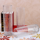 新品加厚玻璃花瓶直通透明花瓶艺术花瓶富贵竹水培水晶玻璃花瓶