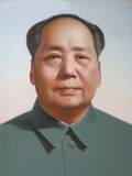 100%精准印花十字绣伟大领袖毛泽东毛主席双耳DMC自配套件可定做