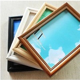欧式实木相框摆台挂墙5寸 6寸 7寸 10寸 创意相架宜家照片框
