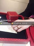 香港代购Cartier卡地亚love系列宽版无钻戒指18K玫瑰金结婚对戒