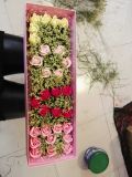 哈尔滨同城鲜花速递29支皂花礼盒LOVE礼盒表白求婚送女友情人节