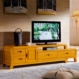 实木电视柜中式客厅纯实木拉伸收缩高档榉木电视柜组合地柜矮柜