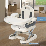 儿童餐椅多功能可折叠便携婴儿餐椅可调节高度塑胶宝宝餐椅吃饭椅