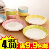 8477 创意甲骨文米饭碗 可微波陶瓷餐具 家用瓷器碟子菜盘子