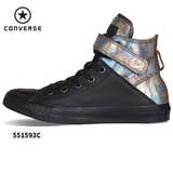 Converse匡威女鞋正品2016春新款运动高帮休闲板鞋帆布鞋551593C