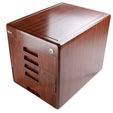 包邮5层带锁桌面木质抽屉式资料收纳储物档案文件柜 高档办公家用