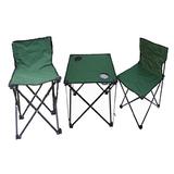 梵牧羽户外露营野营用品 茶几三件套 可折叠桌椅 便携式野炊用品