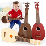 儿童仿真吉他乐器玩具 迷你音乐启蒙早教尤克里里实木21寸四弦琴