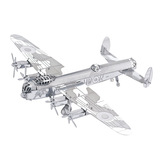 3D金属拼图航空模型轰炸机成人益智拼装玩具创意新奇特礼物品