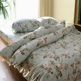 床品床单单件 纯棉斜纹 欧式田园 全棉1.21.51.8m2米床被单单双人