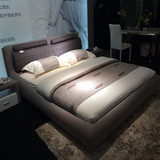 布艺床布床双人床CBD同款高箱汽动储物布艺软床小户型1.8床