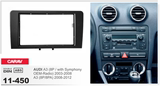 奥迪A3(8P);A3(8P/8PA)汽车车载音响CD,DVD导航改装面框面板双锭
