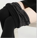 黑色高腰大码女士外穿加绒加厚ddk打底裤常规秋冬款显瘦长裤袜子