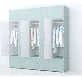 组合塑料大容量挂衣柜 天然PP树脂升级版耐磨成人衣柜 结实收纳柜