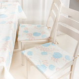 欧式田园全棉印花海绵餐桌椅垫 可拆洗简约布艺办公椅坐垫 可定制