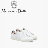 新款Massimo Dutti女鞋系带圆头运动鞋女真皮厚底单鞋休闲平底鞋