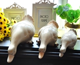 包邮陶瓷鸭动物创意客厅摆摆件三件套鸭子家居装饰品礼物工艺品