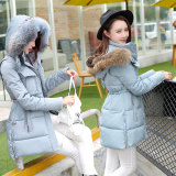 2015韩版学生外套韩国棉衣女款中长款棉袄冬装大码冬衣羽绒棉服