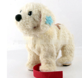 日本SEGA世嘉仿真声控毛绒小狗 电动宠物玩具 智能会走路动作狗狗