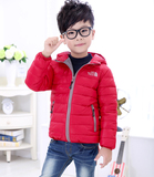 2015冬装新款韩版童装正品男童女童轻便羽绒服儿童短款宝宝外套薄