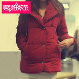 2015冬季新款韩版大码女装羽绒棉衣学生外套修身加厚短款棉服女潮