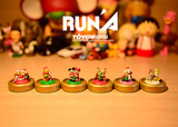 日本RunA迪士尼正版散货米奇米妮唐老鸭维尼熊圣诞节礼物摆件玩具