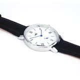 欧易 韩国时尚简约男表 独立秒针 包豪斯风格手表 防水皮带腕表