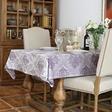 欧式咖啡色布艺餐桌布/桌台布/盖布/茶几布条形桌布配套可定做