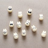 日本宫崎骏龙猫黄叽喳冰箱贴 表情强力磁铁磁贴卡通动漫吸铁石