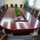 昆明科优U型会议桌 大型椭圆油漆会议桌企业定做大会议桌 6米