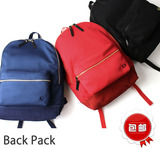 日本代购直邮FRED PERRY正品单色双肩背包休闲包书包