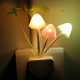F3-25 创意LED蘑菇灯 七彩变色梦幻蘑菇灯充电光控蘑菇小夜灯包邮