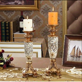 古典欧式烛台浪漫婚庆用品道具蜡烛台摆设客厅餐桌装饰摆件工艺品