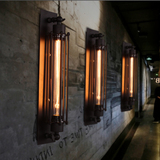 霏仙 loft复古工业壁灯美式铁艺床头灯酒吧咖啡店爱迪生长笛壁灯