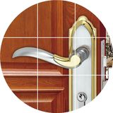 【三环】新天翼简欧室内门锁具房门锁具纯铜锁芯【保用十年】