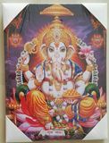 印度神像希瓦湿婆象鼻神智慧女神尼新哈杜尔嘎油印挂画超清画像