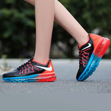 耐克男鞋运动跑鞋正品Nike Air Max全掌气垫跑步鞋真皮面女鞋