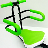 自行车电动车安全后置座椅儿童加厚加长座椅双胞胎座椅双人座垫