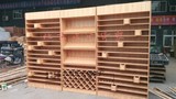 木质货架展示架定做造型红酒展柜红酒柜展示架精品货架白酒展柜
