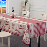 家用桌布 防水防油餐桌布布艺 免洗台布茶几垫 欧式印花桌垫