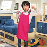 定制可爱广告儿童绘画围裙定做小孩画画衣广告印字LOGO韩版小罩衣