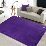 纯色地毯客厅沙发欧式现代简约防滑卧室地毯沙发茶几边毛绒地垫