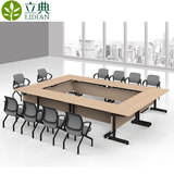 苏州 简约现代会议桌折叠条形桌子培训桌椅长条桌长桌组合办公桌