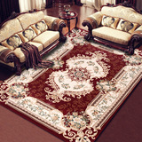 高档羊毛质感欧式客厅茶几满铺地毯时尚中式门厅防滑加厚卧室地毯