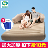 靠背充气床垫野外单人双人车载充气床垫家用户外折叠气垫床加厚