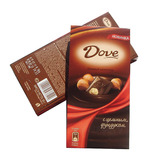 节日礼物进口DOVE德芙榛子巧克盒装俄罗斯榛仁黑巧克力特价热卖