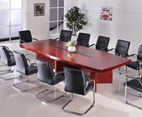 上海办公家具洽谈桌油漆大班台开会桌环保简约现代实木会议桌