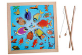 儿童木制磁性小猫钓鱼套装拼板拼图早教益智亲子趣味木质玩具